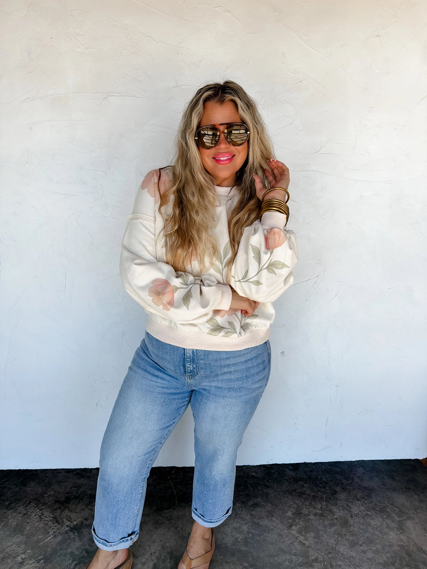 PREORDER - Spring Floral Pullover