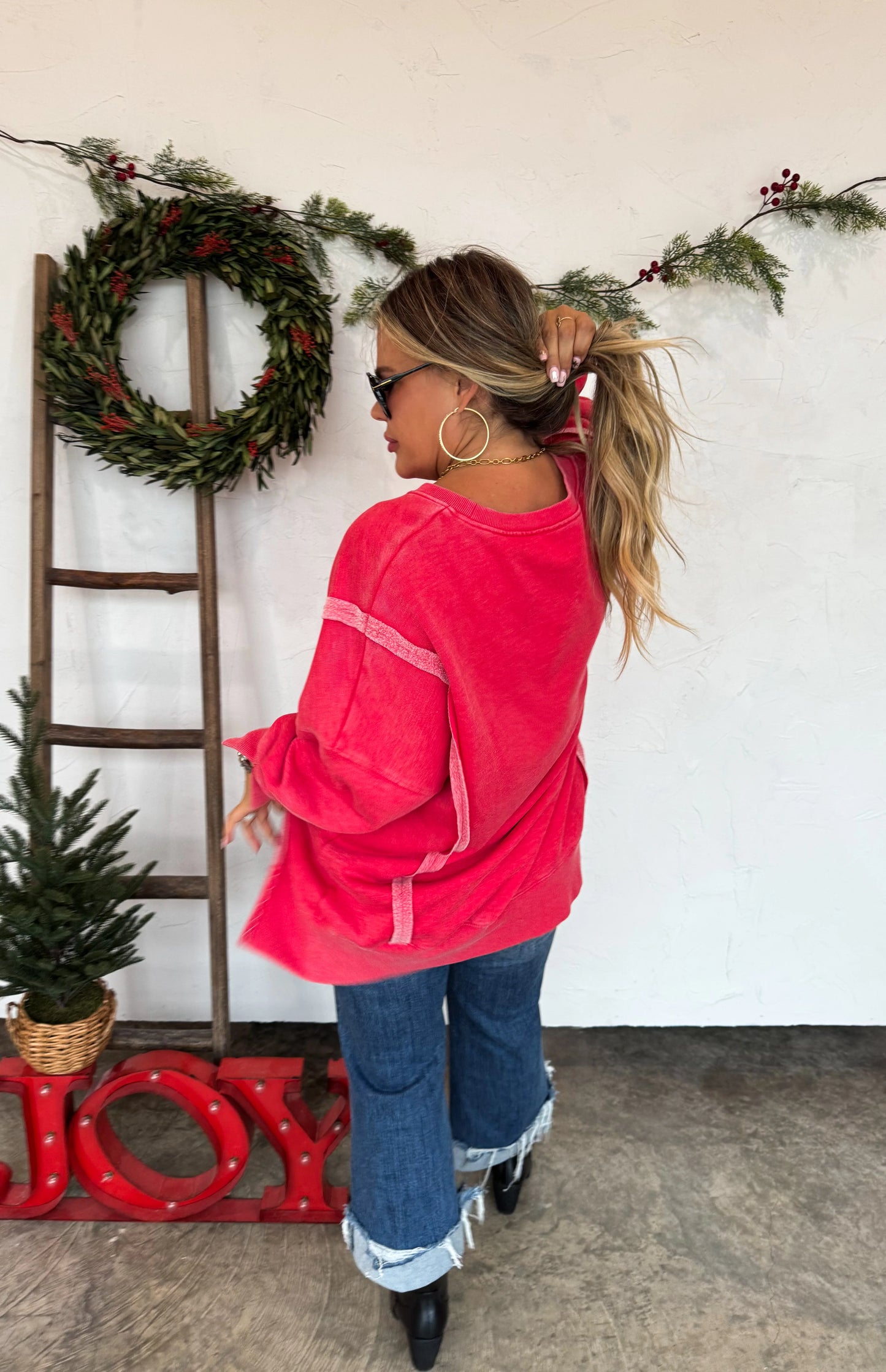 Merry & HoHoHo Classic Crew Pullover