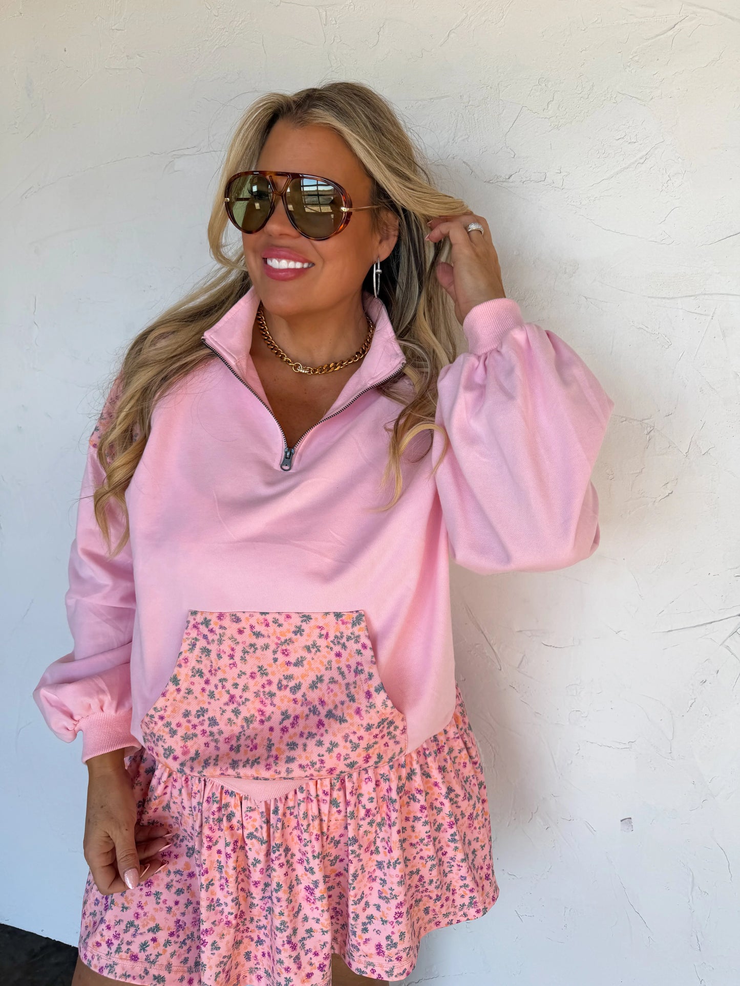 PREORDER - Just Living Quarter Zip Pullover