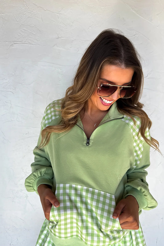 PREORDER - Just Living Quarter Zip Pullover