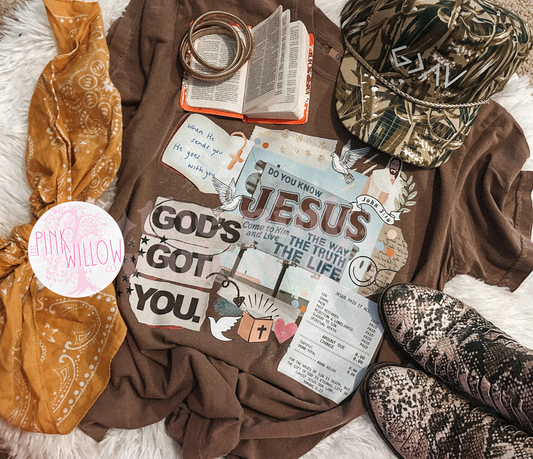 God’s Got You Comfort Colors Tee