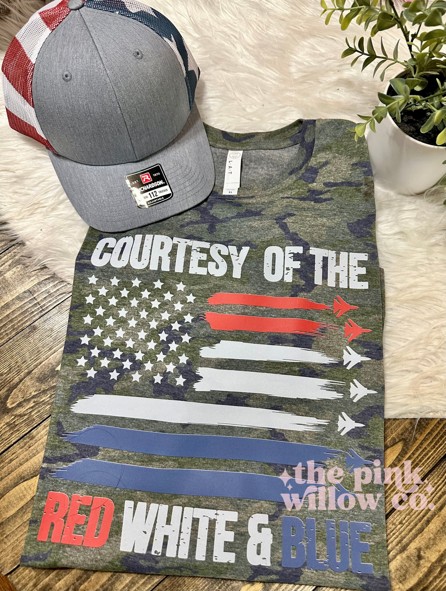 Courtesy of the Red White and Blue Graphic Tee