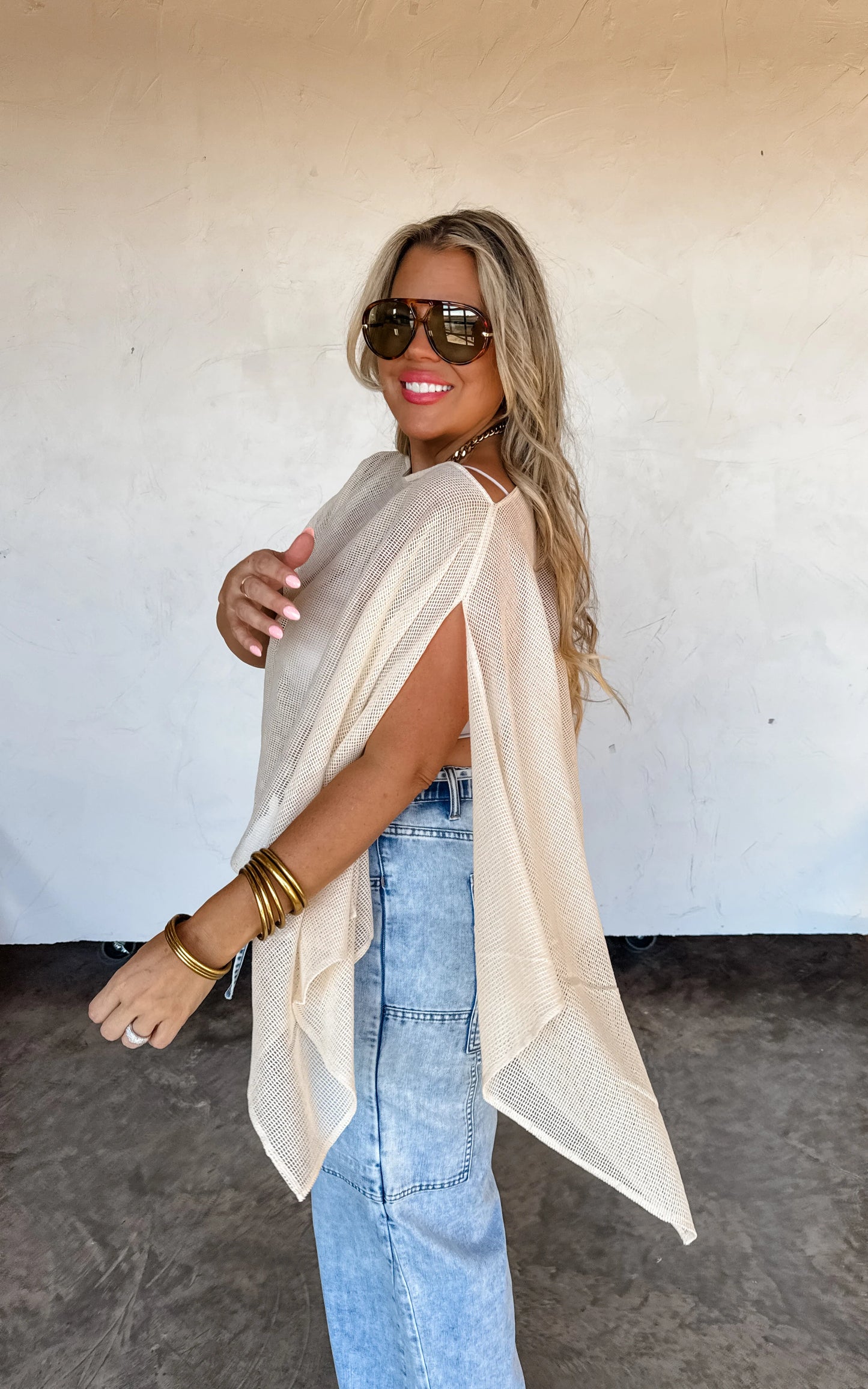 PREORDER - Romee Mesh Poncho