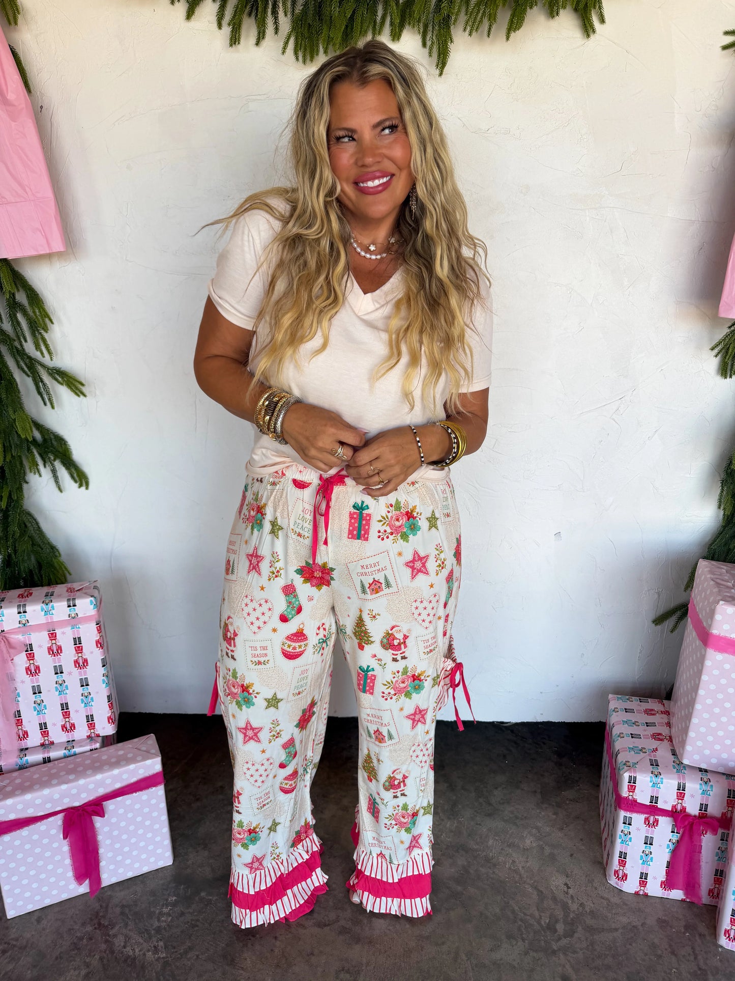 PREORDER - Vintage Christmas Bloomer Pants