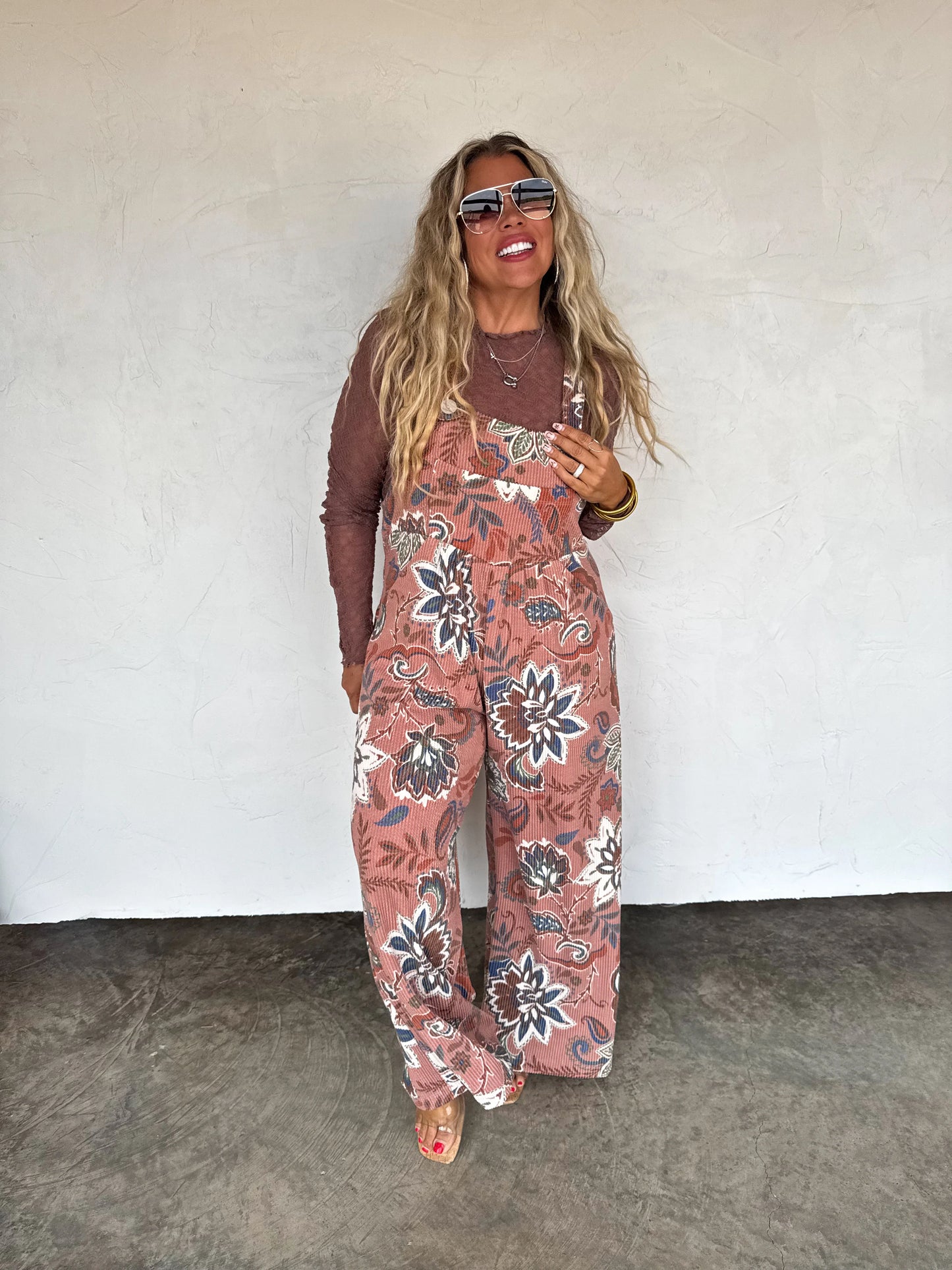 Fall Print Karli Overalls