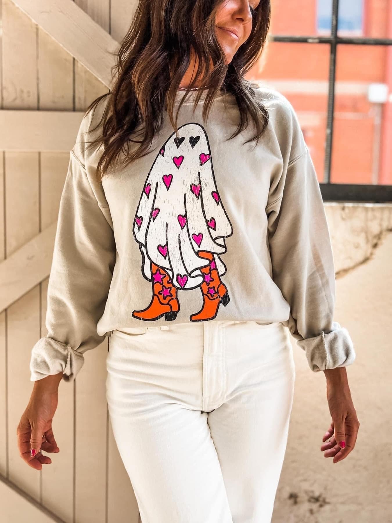 Boo in Boots Graphic Tee/Sweatshirt