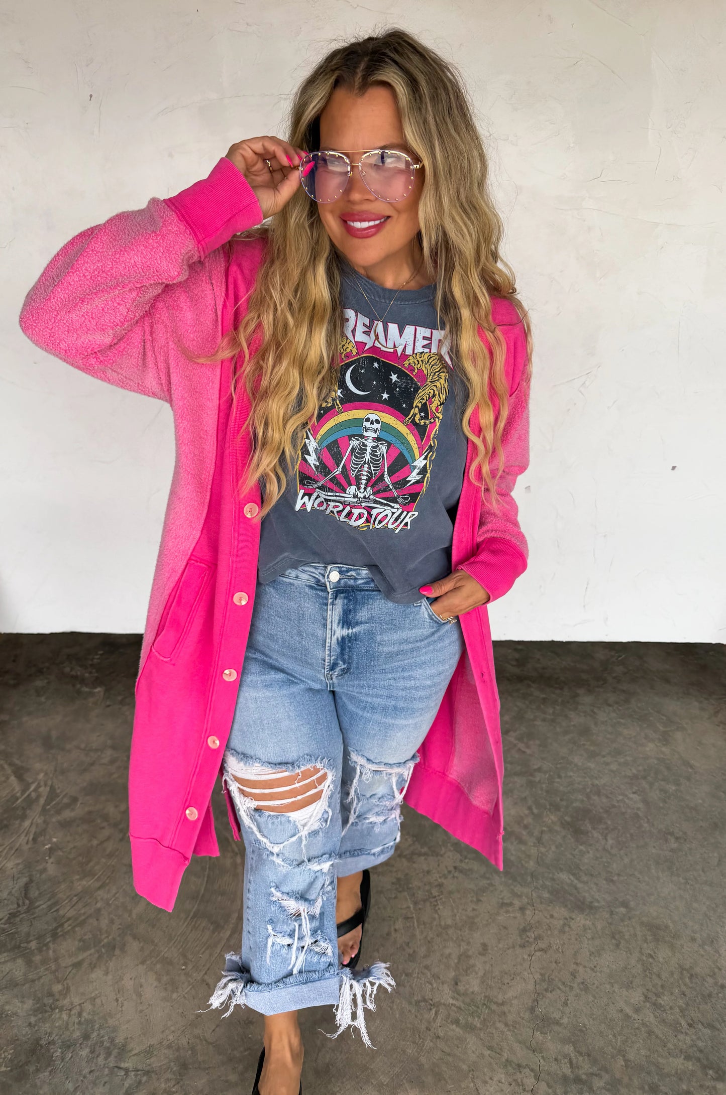 PREORDER - Urban Distressed Crop Jeans