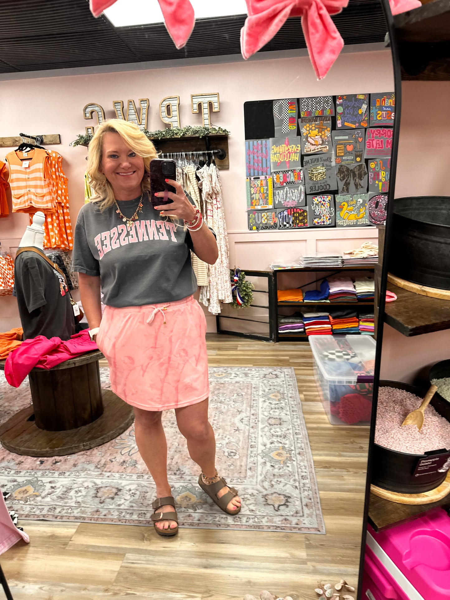 Birdie Pink Camo Active Skort