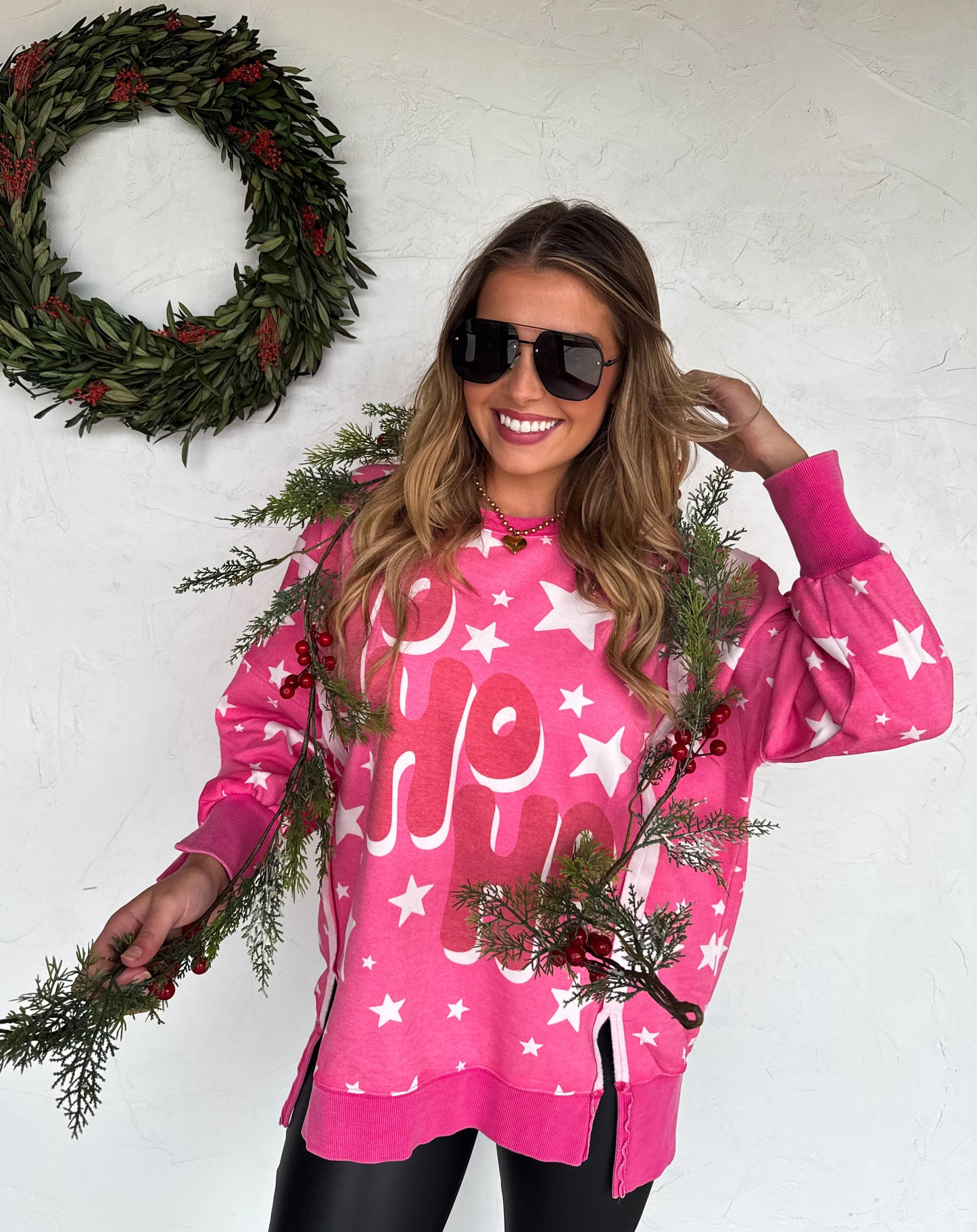 Merry & HoHoHo Classic Crew Pullover