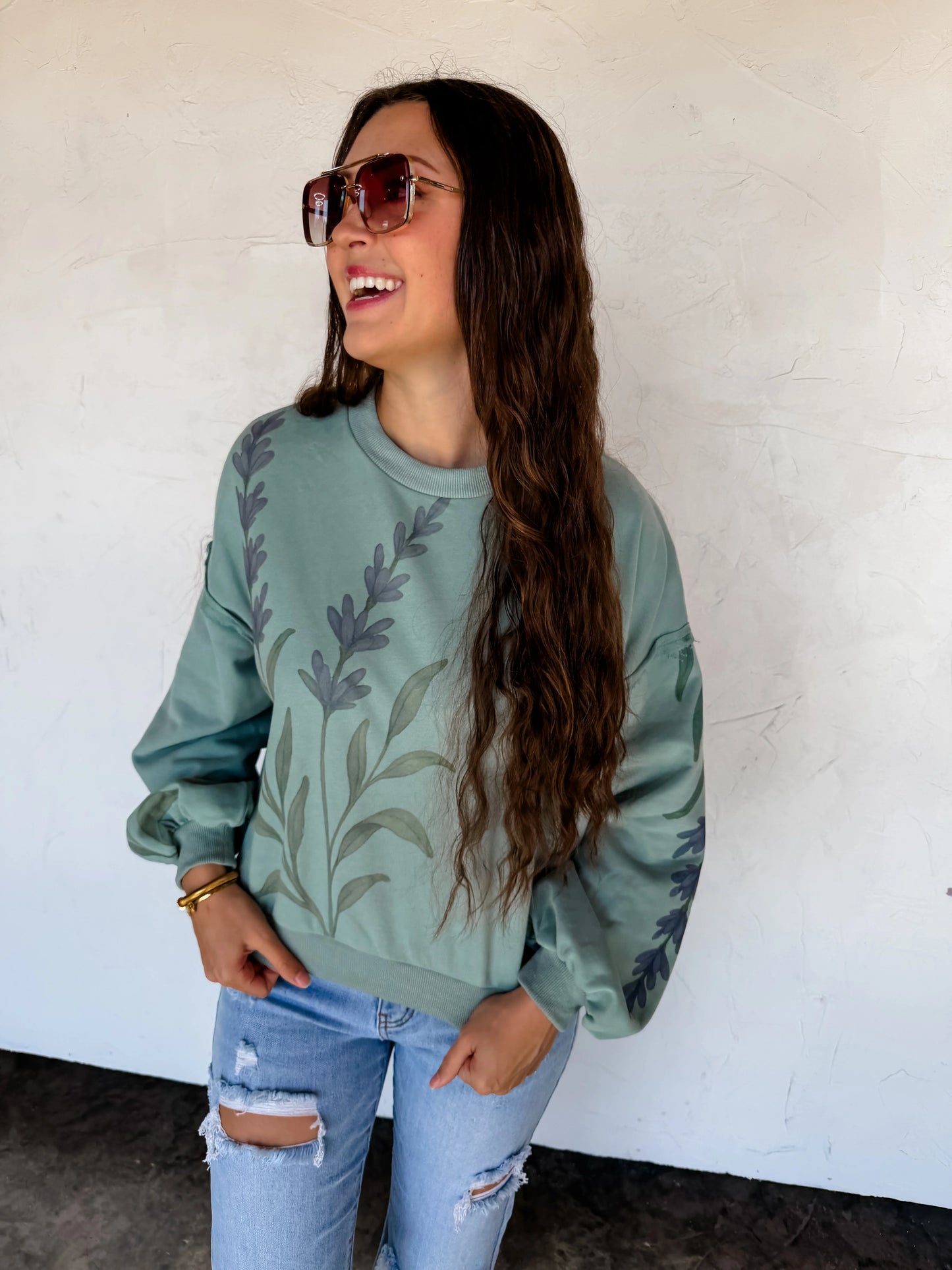 PREORDER - Spring Floral Pullover