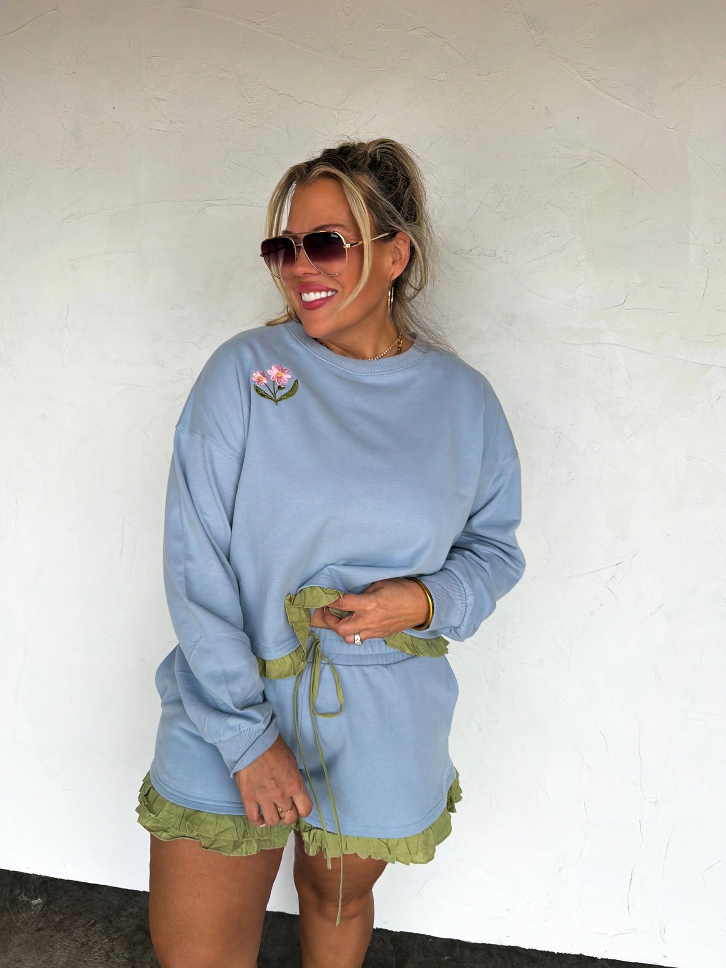 PREORDER - Spring Flower Short Set