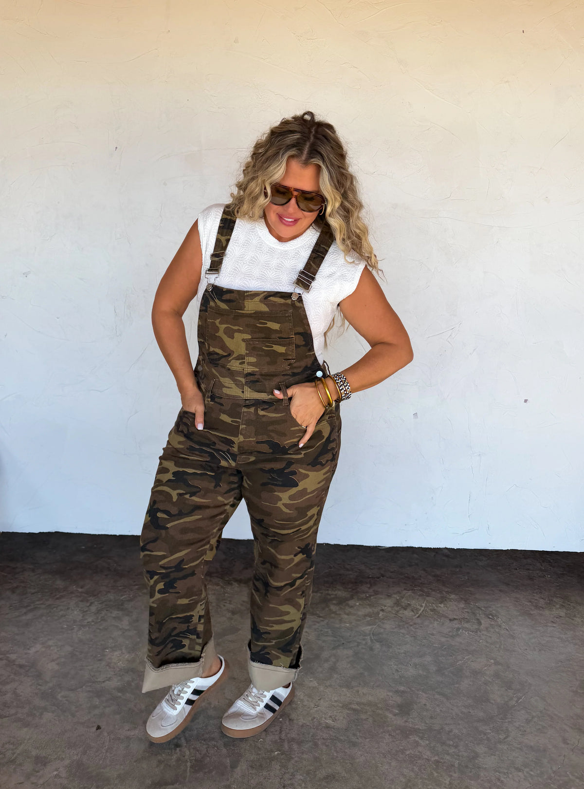 Dahlia Camo Overalls
