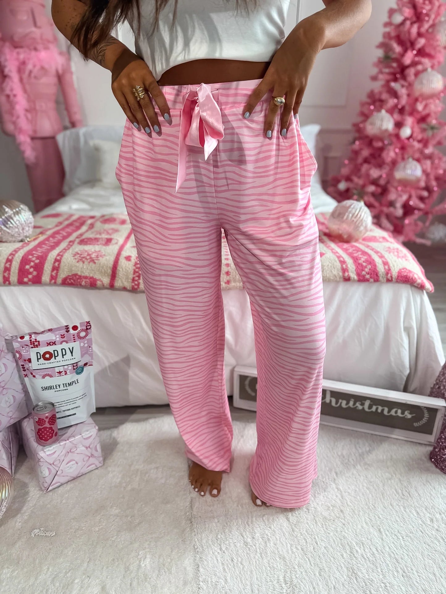 BIRDIE PREORDER - Stretchy Lounge Pants 2.0 in Purrfectly Pink