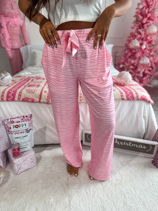 BIRDIE PREORDER - Stretchy Lounge Pants 2.0 in Purrfectly Pink