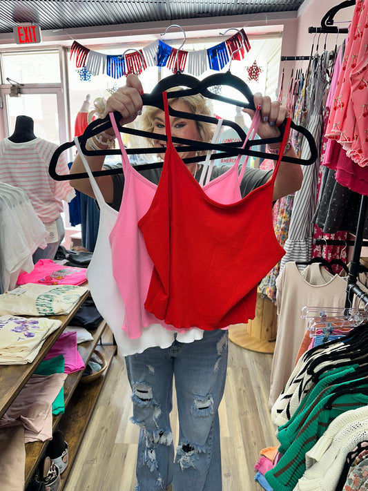 Cropped Tanks