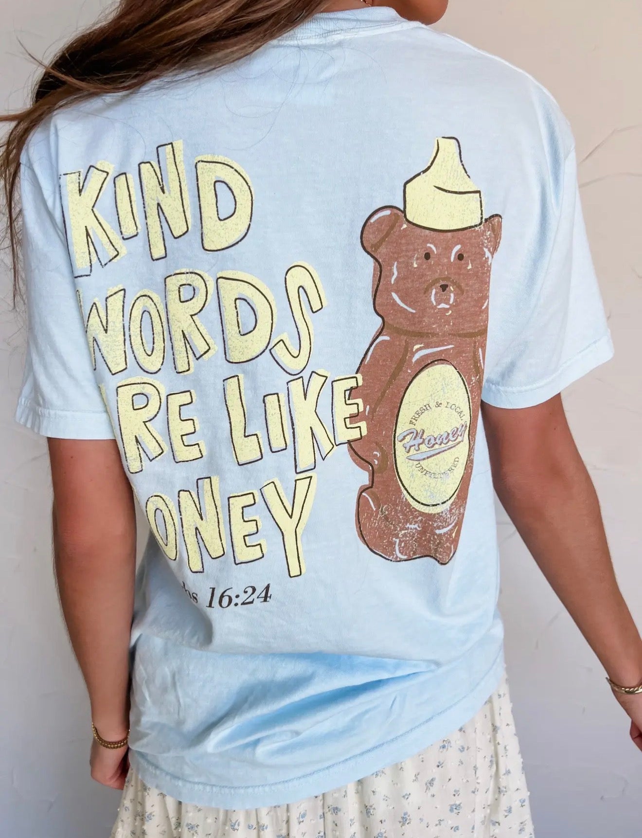 Kind Words Are Like Honey Comfort Colors Tee