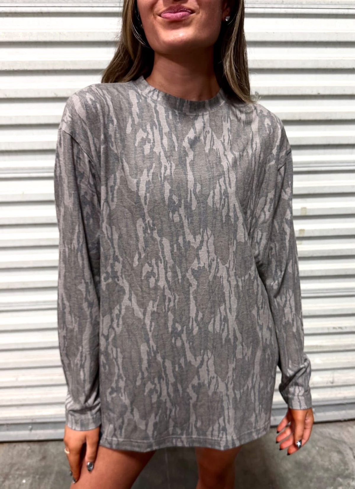 PREORDER - MOSSY OAK COTTON MILL WASHED OUT LONG SLEEVE TEE
