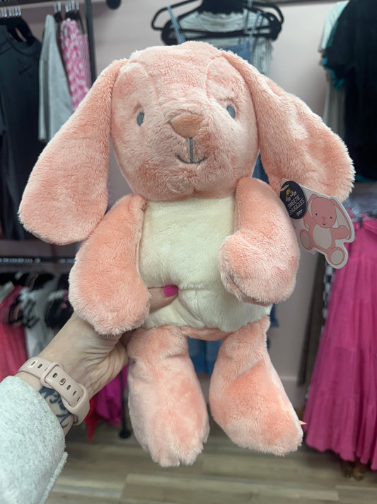 Itzy Ritzy Sweetie Snuggles Plush - Pink Bunny