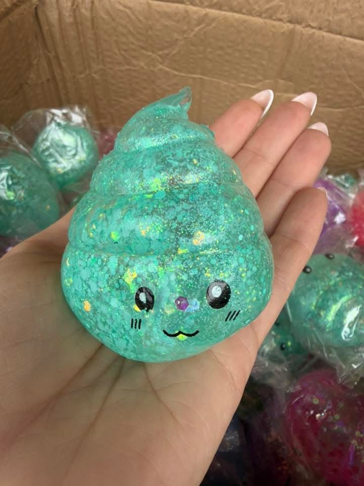 Glitter Poop Squishy
