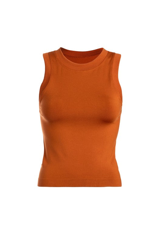 Shapewear Tank - Rust