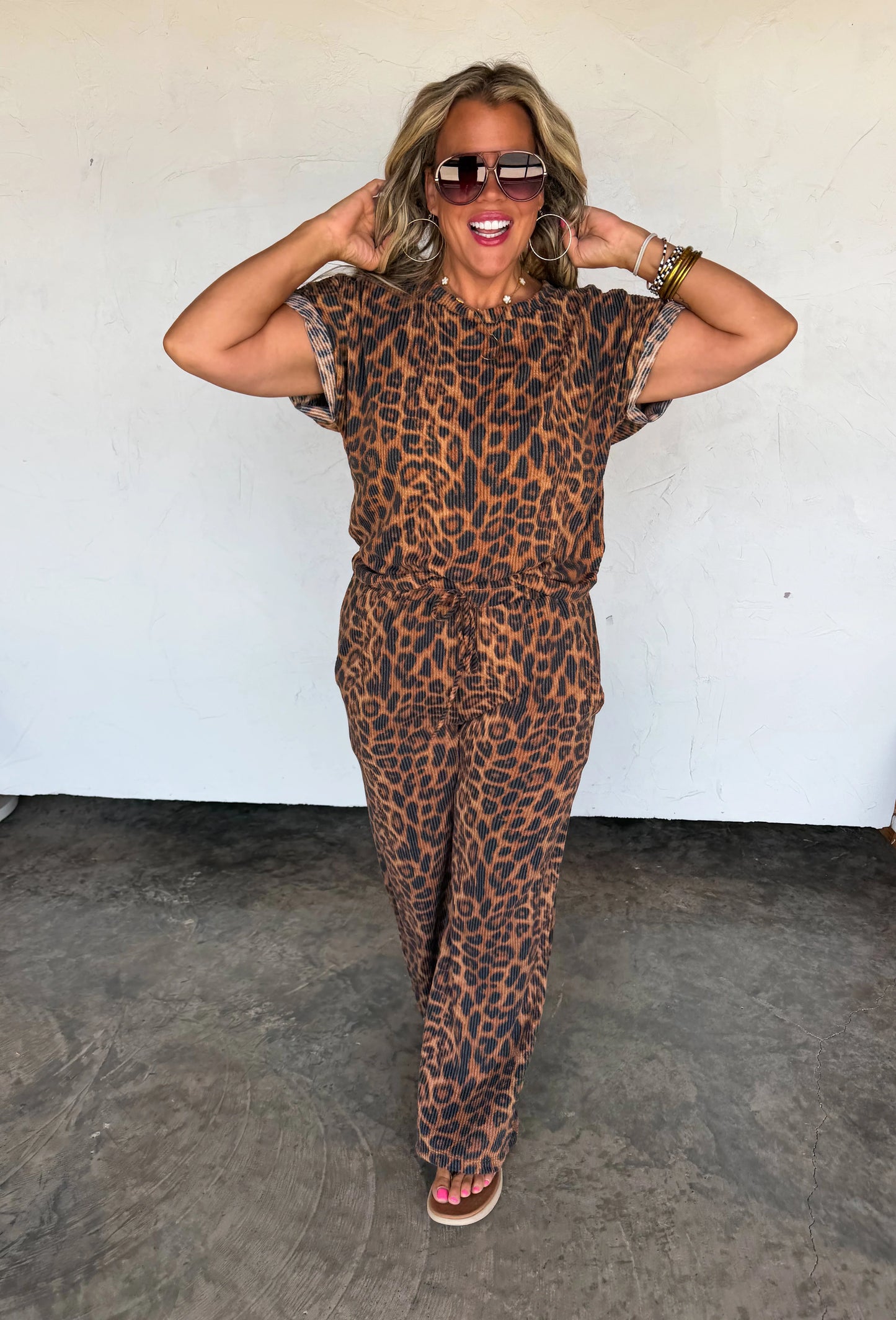PREORDER - Cheetah Kelsey Pant Sets