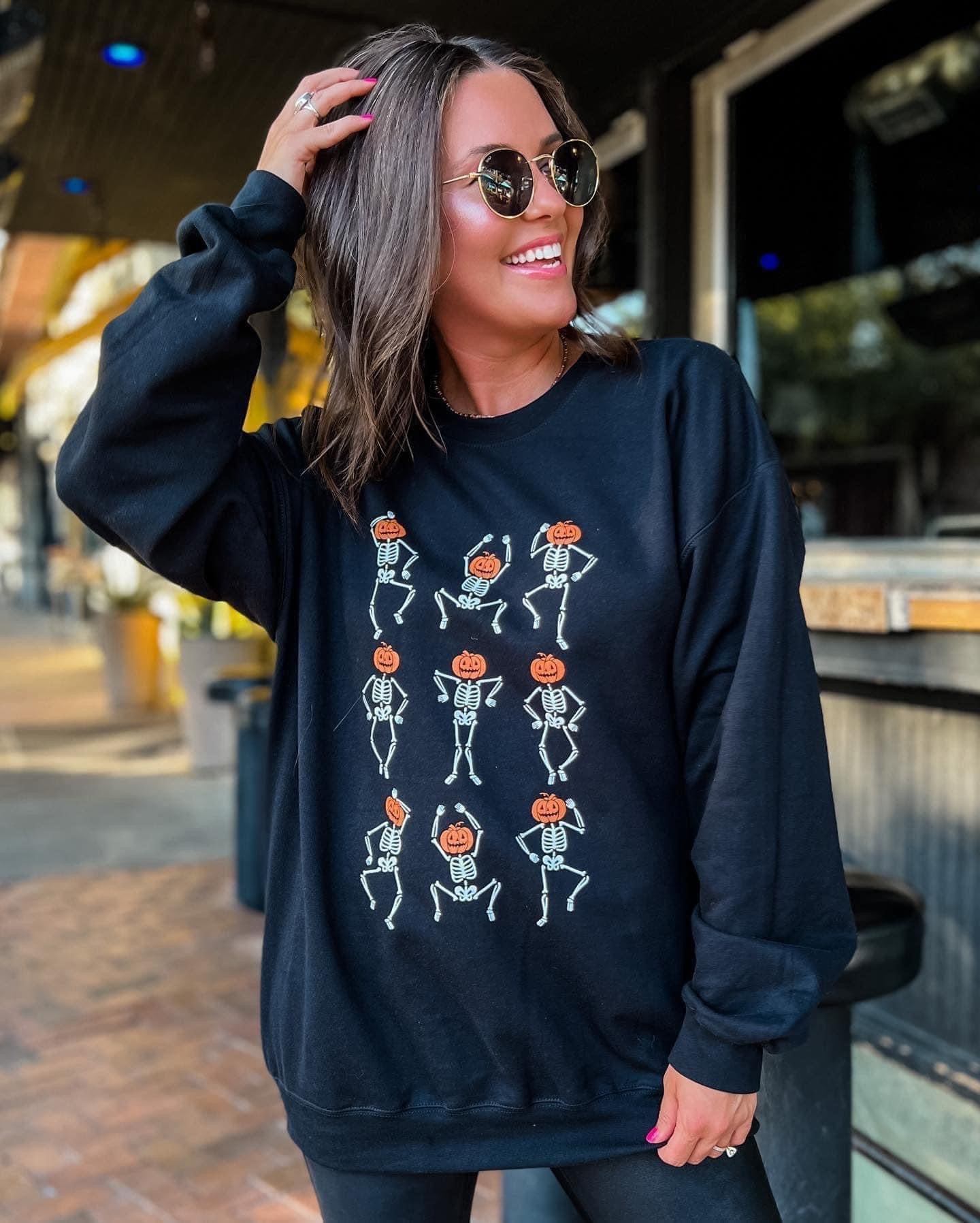 Dancing Pumpkin Head Sweatshirt