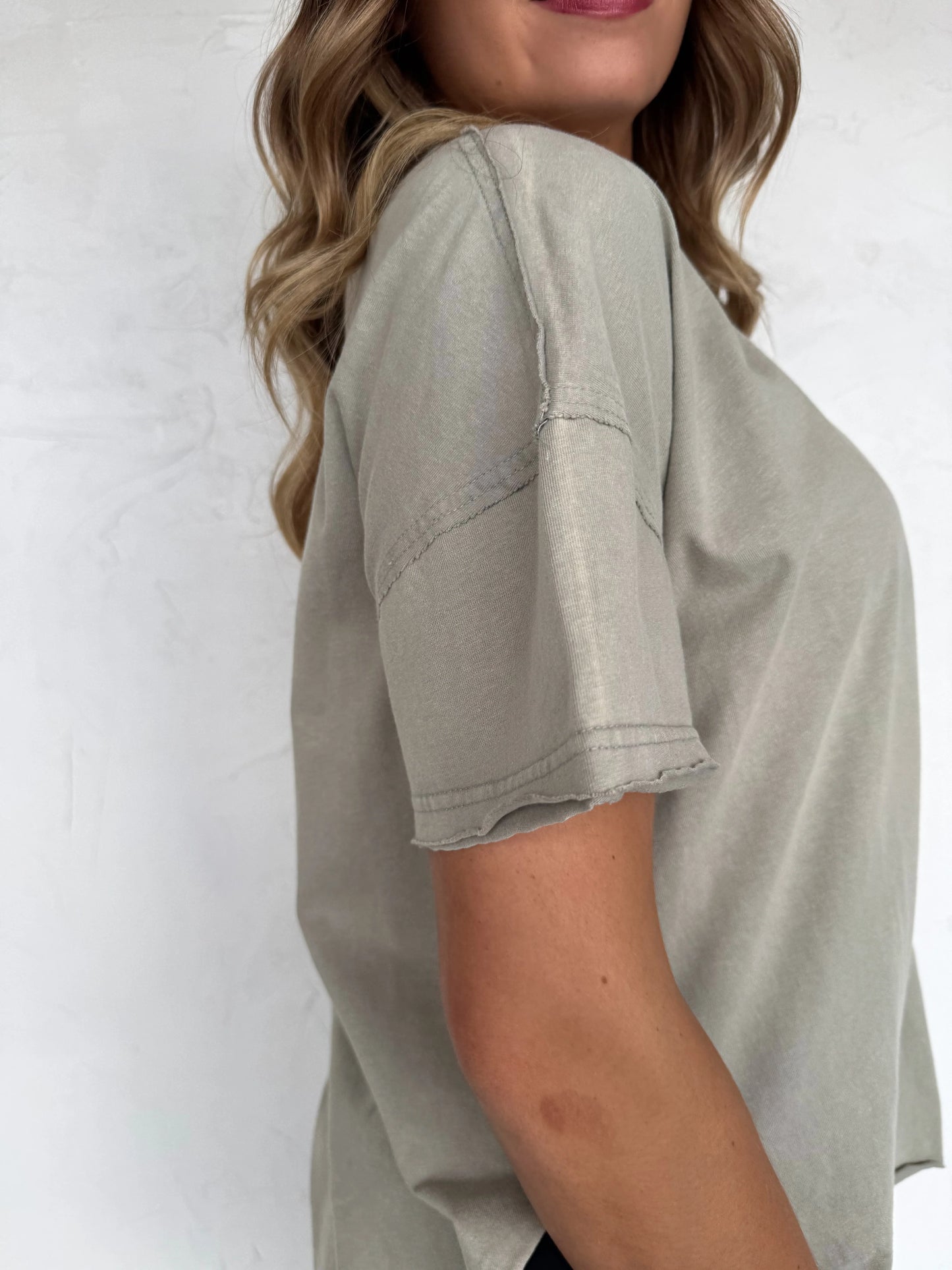 Joey Washed Cotton Boyfriend Tee