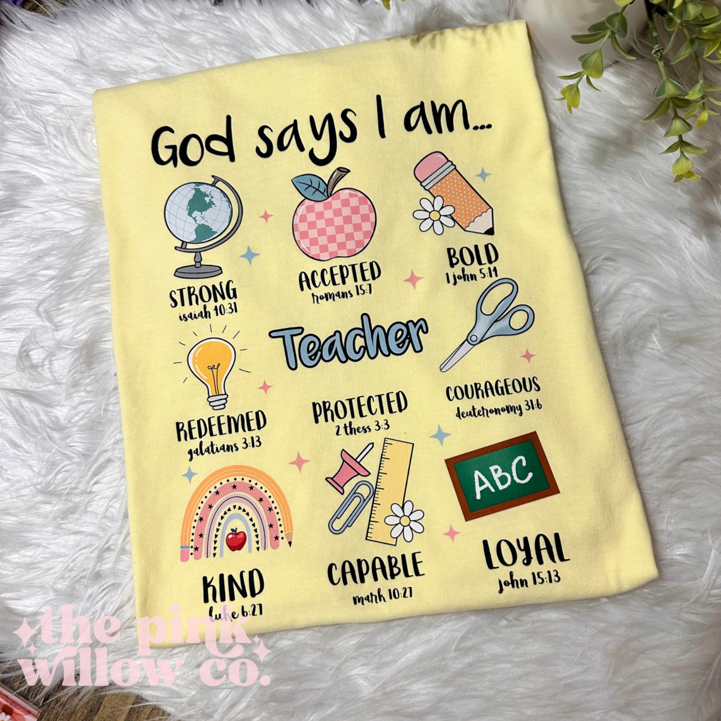 God Says I Am (Teacher)Graphic Tee