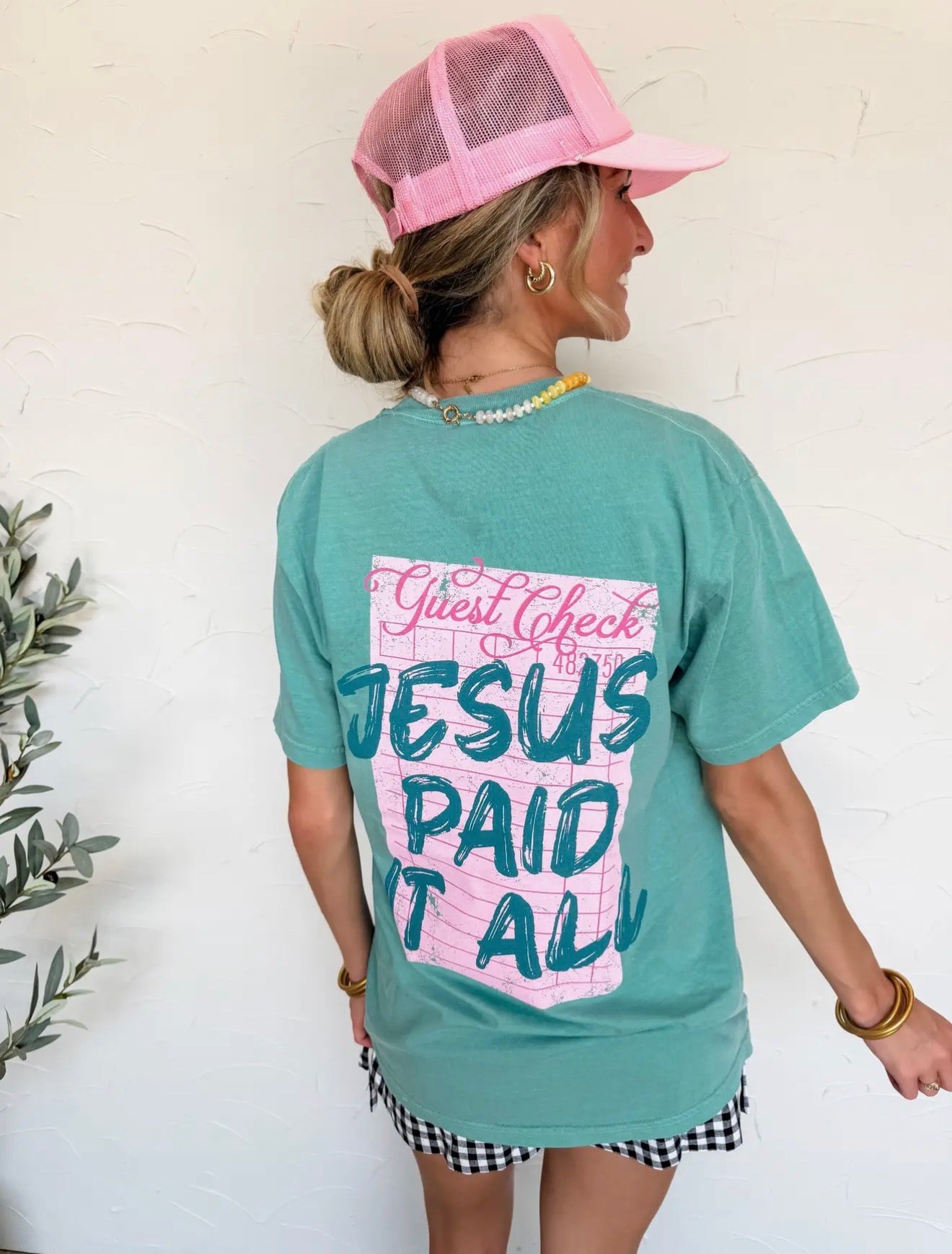 Jesus Paid It All Comfort Colors Tee