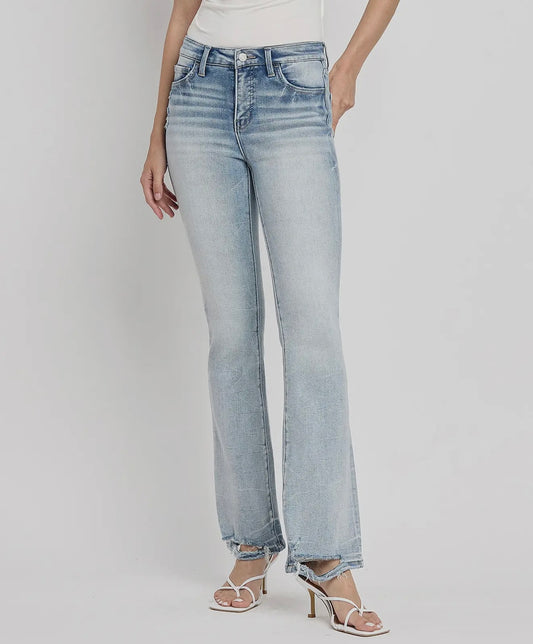 Lovervet Tummy Control Mid Rise Bootcut Jeans