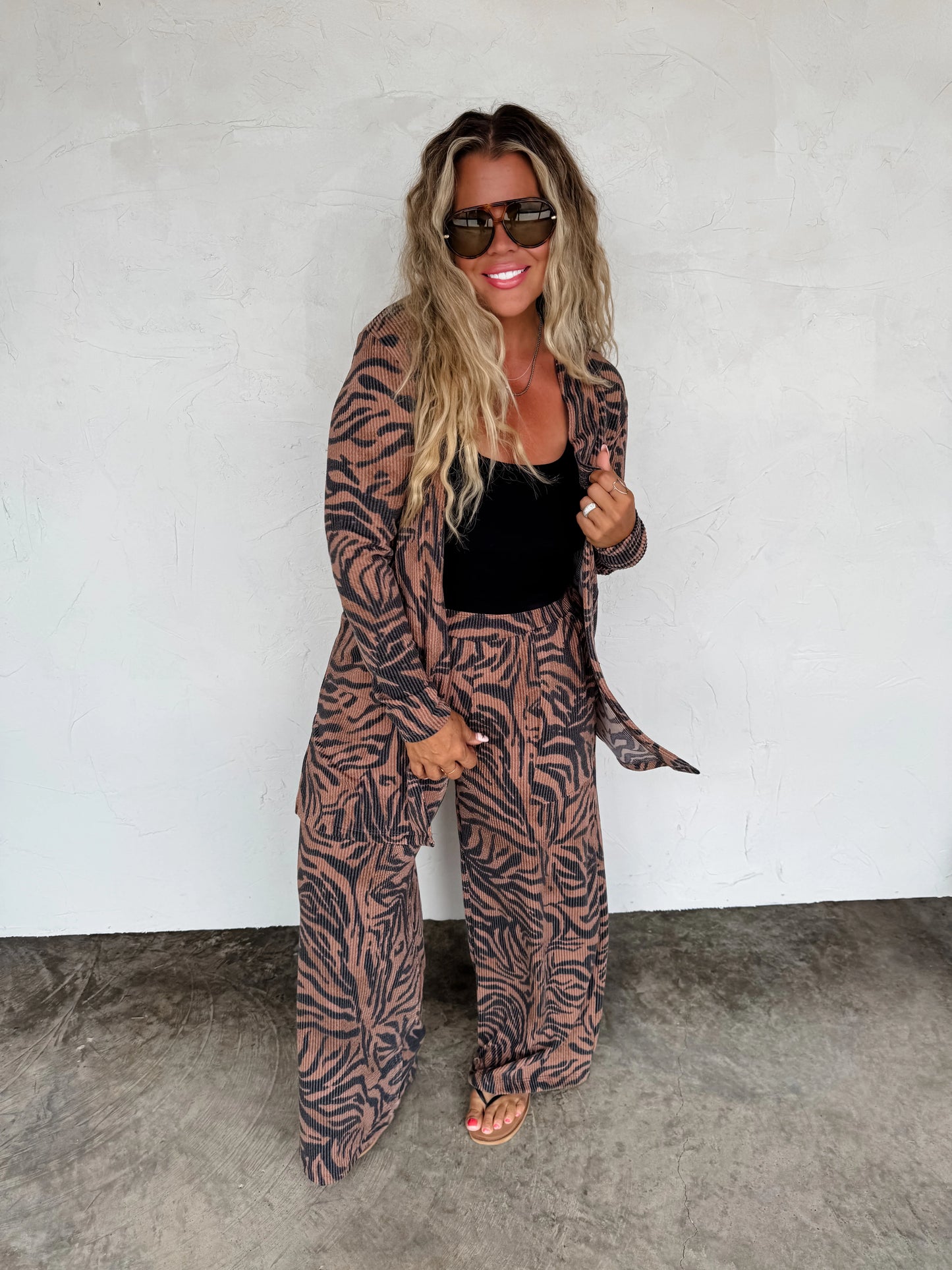 PREORDER - Zebra Reese Cardigan