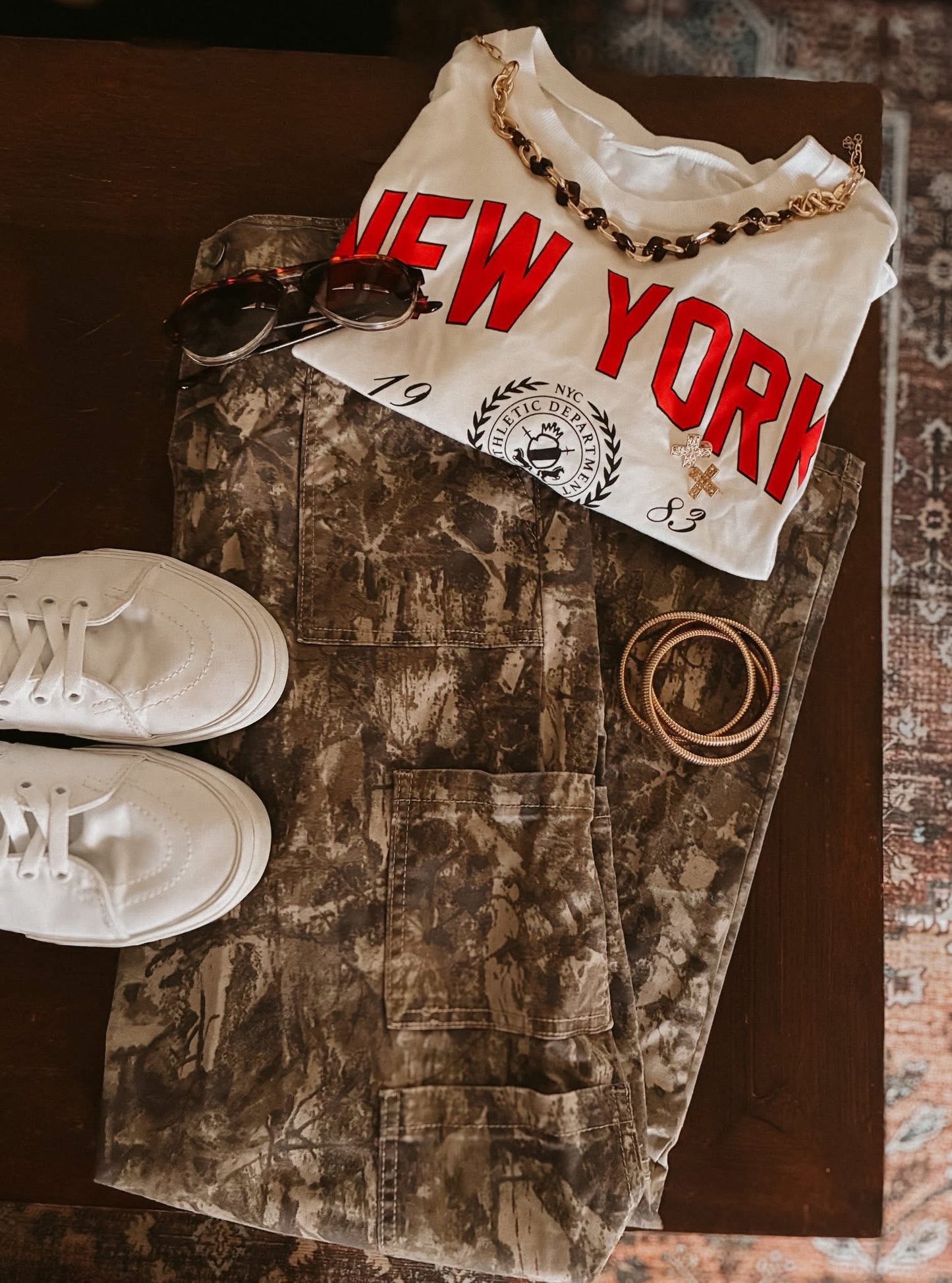 PREORDER - Walk This Way Camo Denim