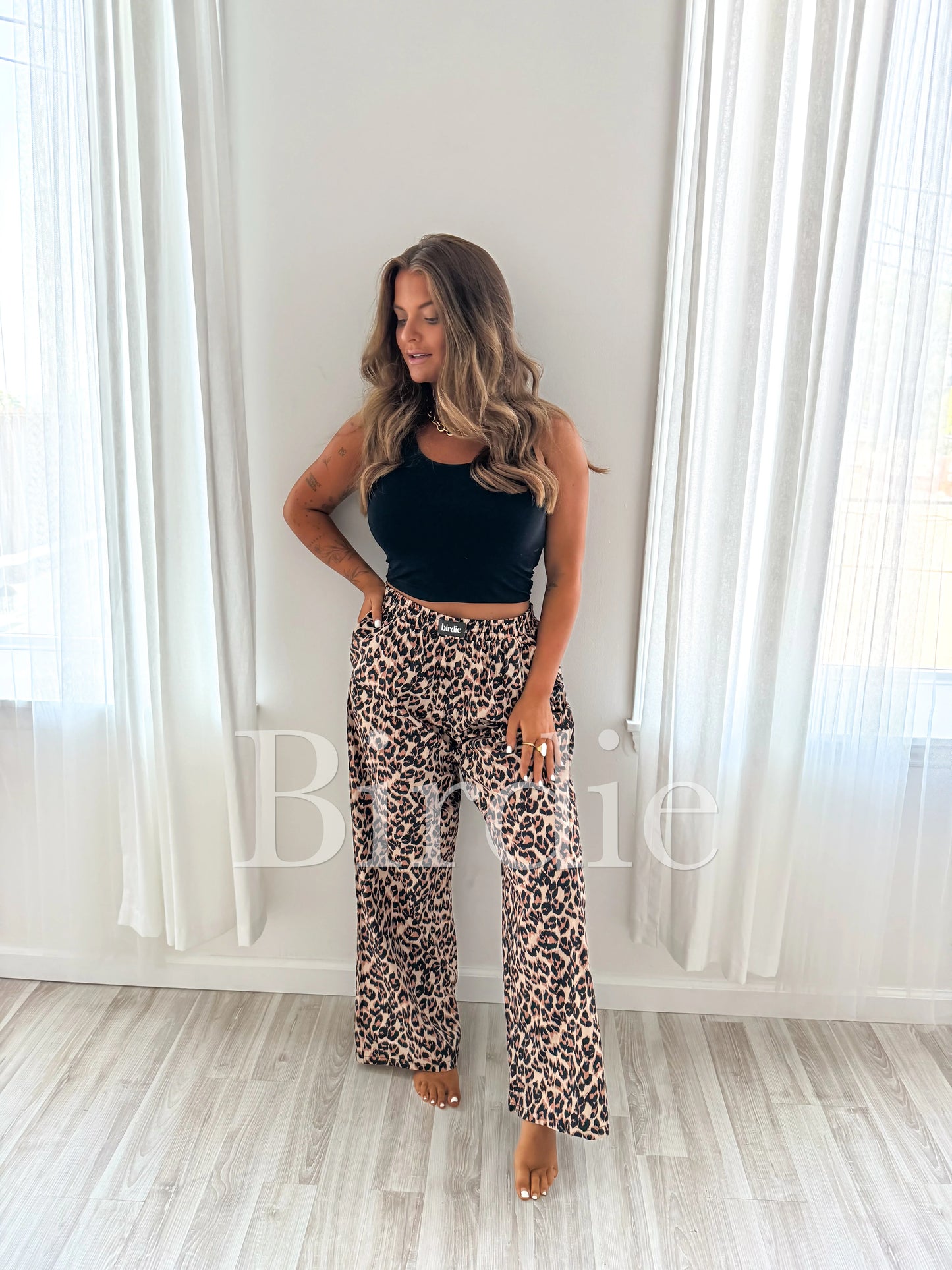 PREORDER BIRDIE- Leopard Boxer Pants