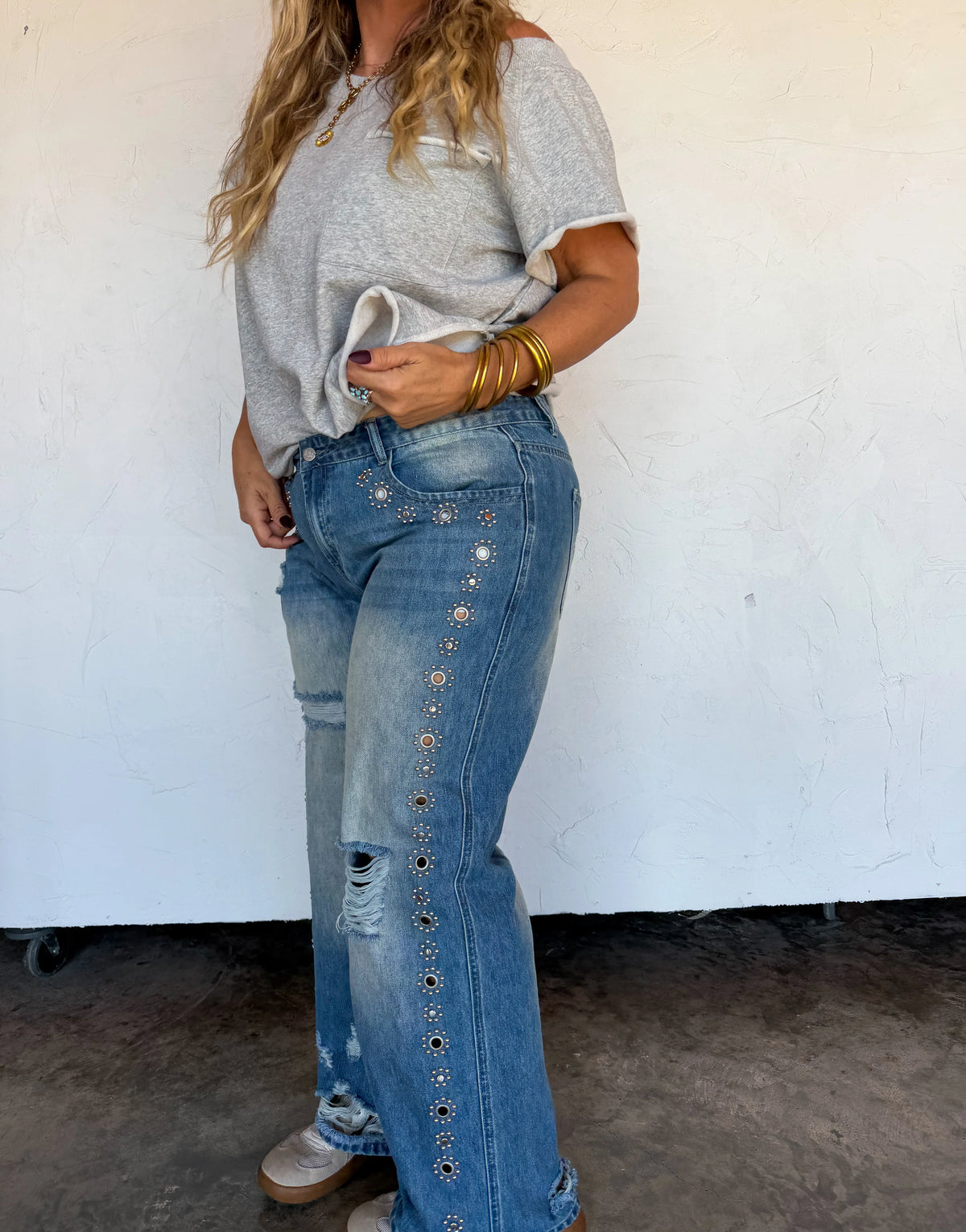 PREORDER -  The Jagger Studded Jeans