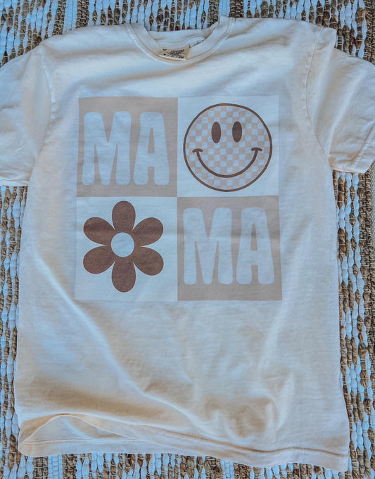 Mama Ivory Comfort Colors Tee