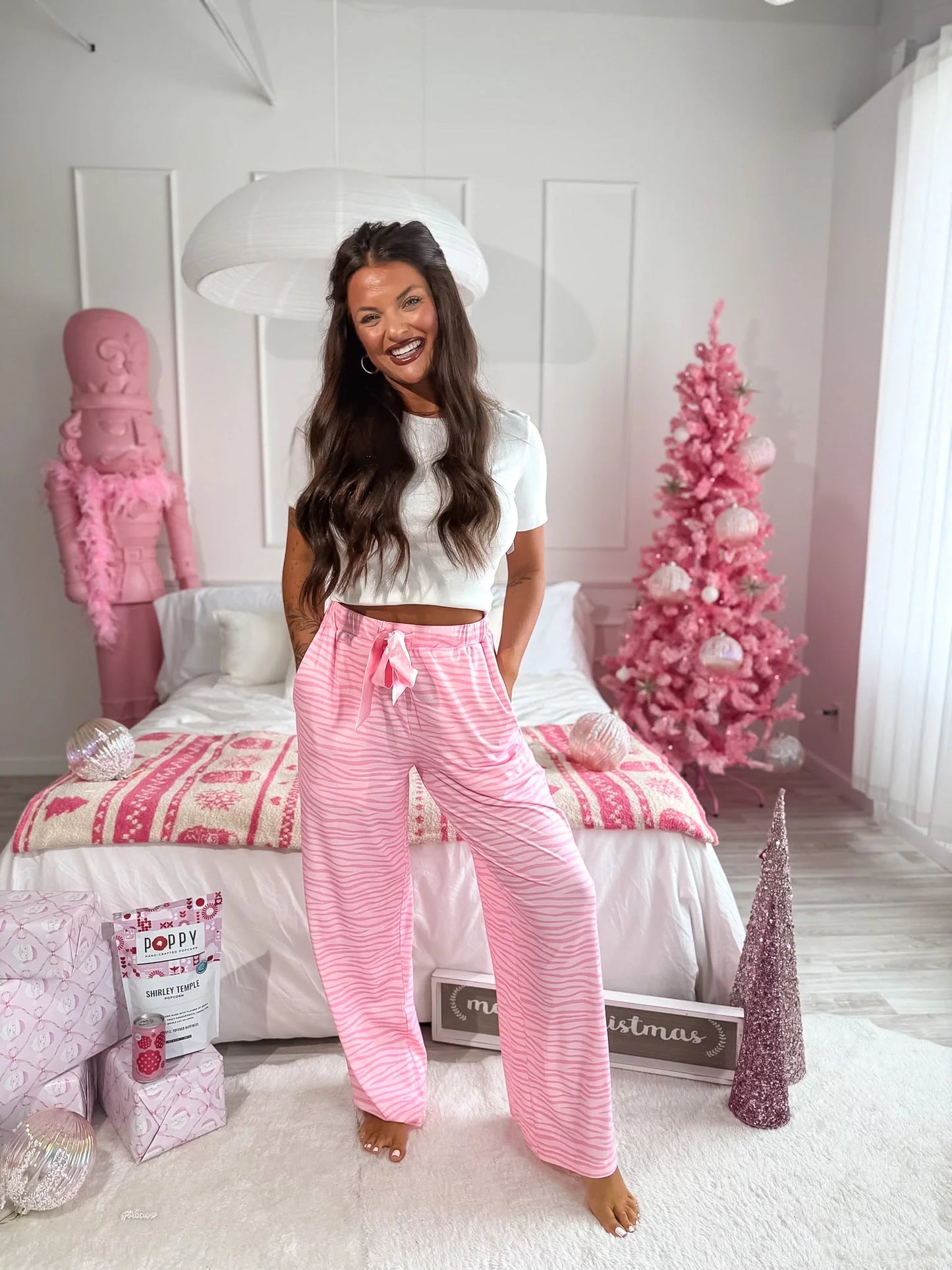 BIRDIE PREORDER - Stretchy Lounge Pants 2.0 in Purrfectly Pink