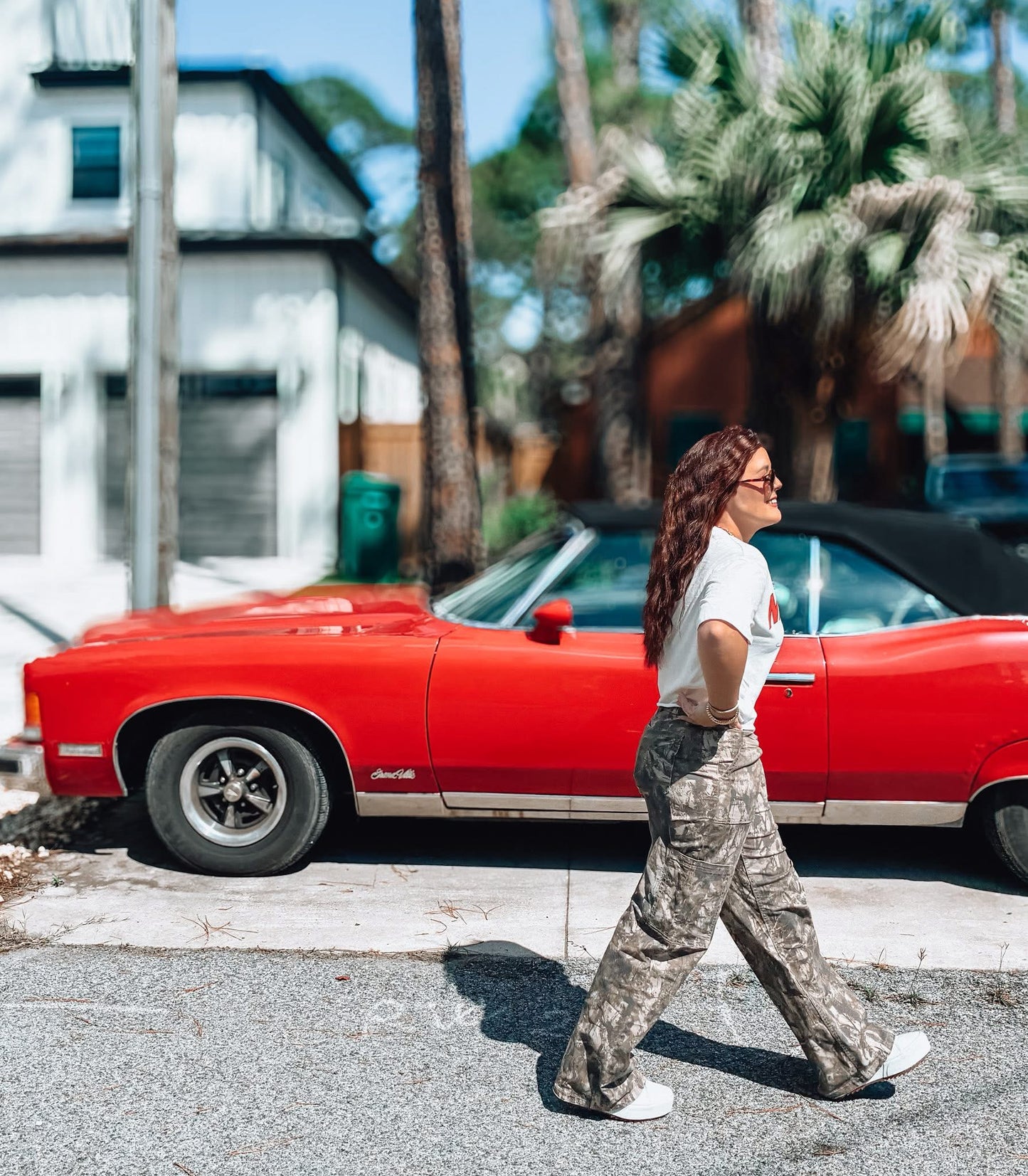 PREORDER - Walk This Way Camo Denim