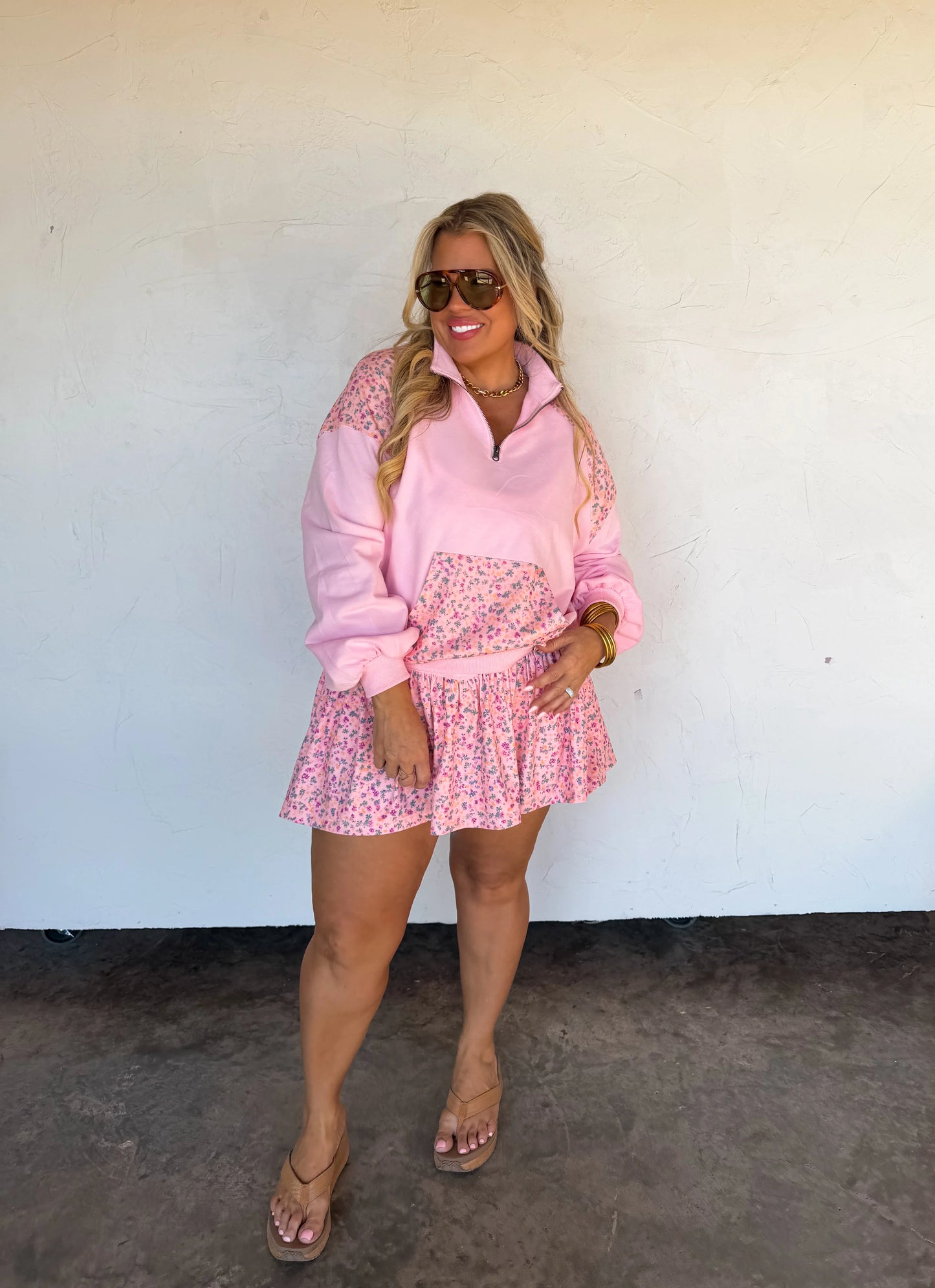 PREORDER - Just Living Quarter Zip Pullover