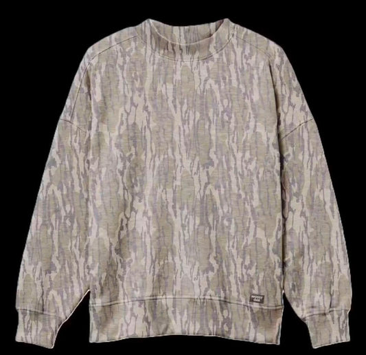PREORDER - COTTON MILL WASHED OUT MOCKNECK SWEATSHIRT