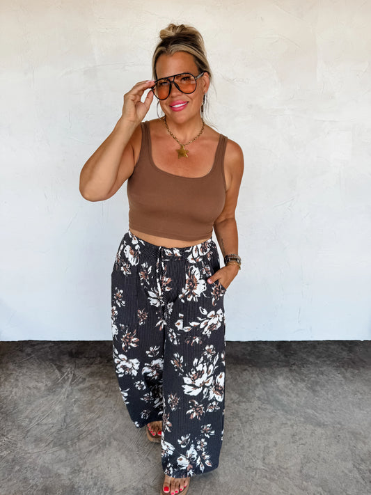 PREORDER - Haddie Floral Wide Leg Pants