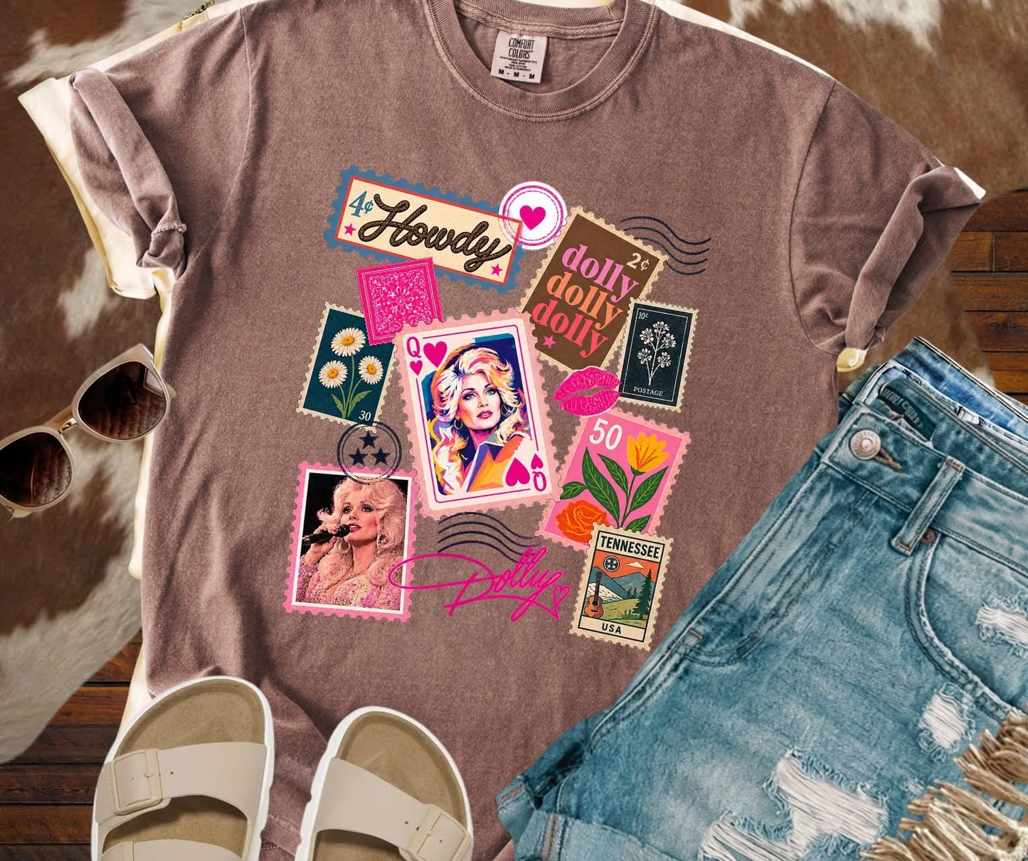 Dolly Stamps Comfort Colors Tee