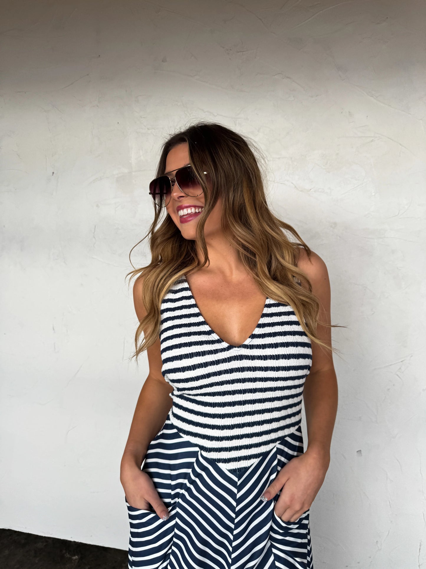 PREORDER - Spring Luciana Stripe Dress