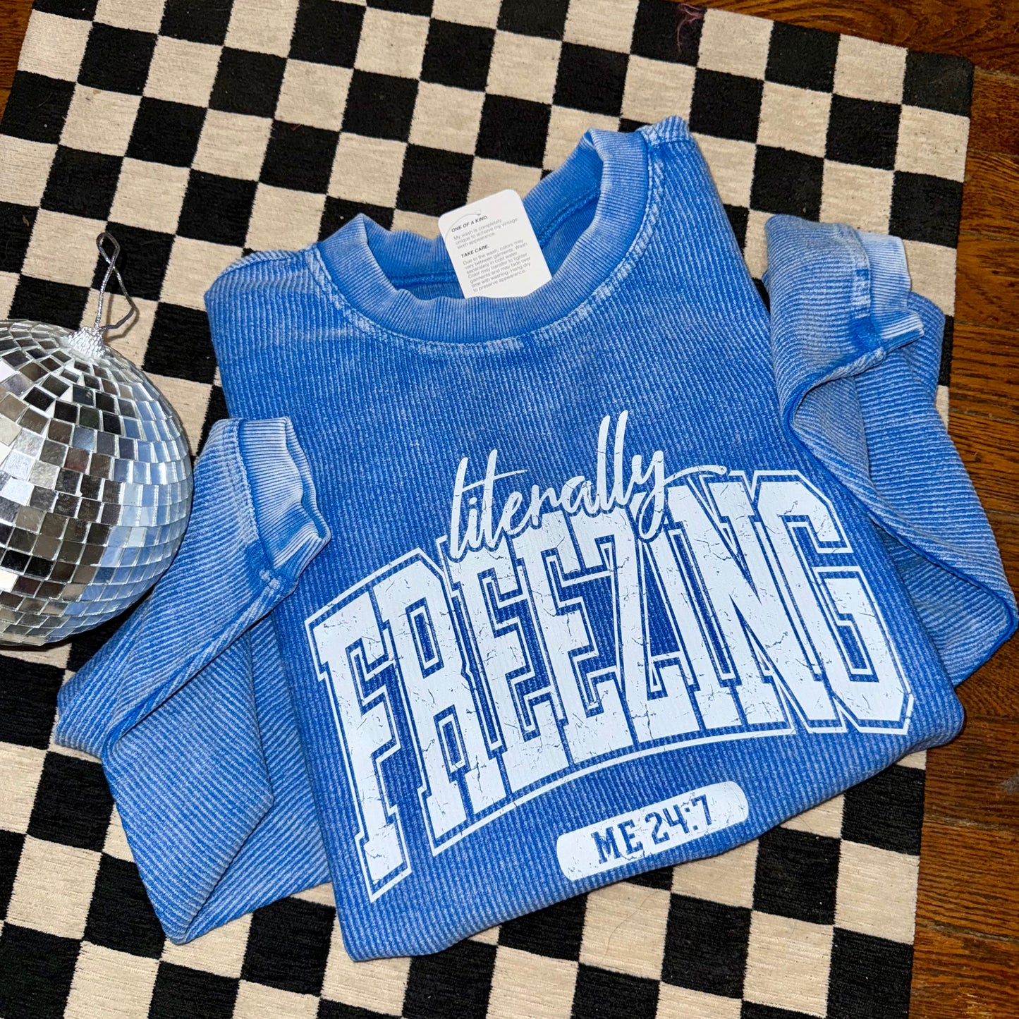 PREORDER - Literally Freezing Corded Crew