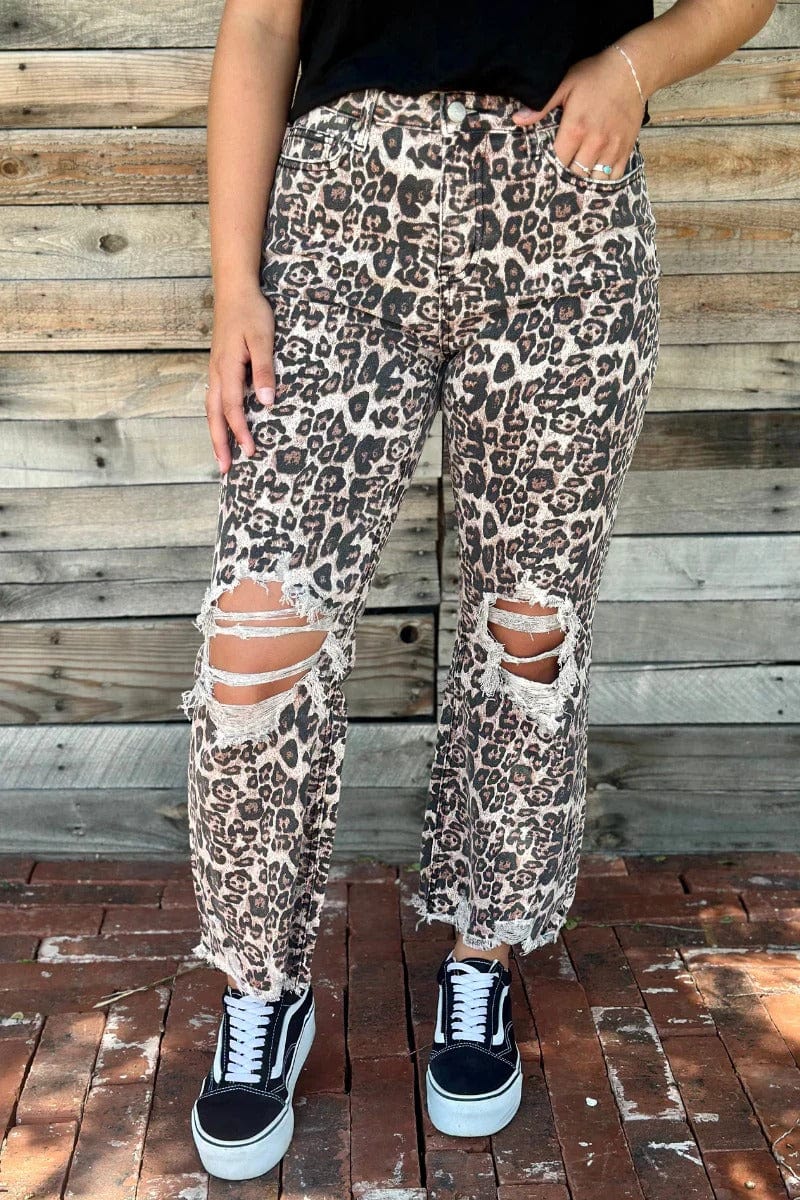 Hear Me Roar Cheetah Jeans