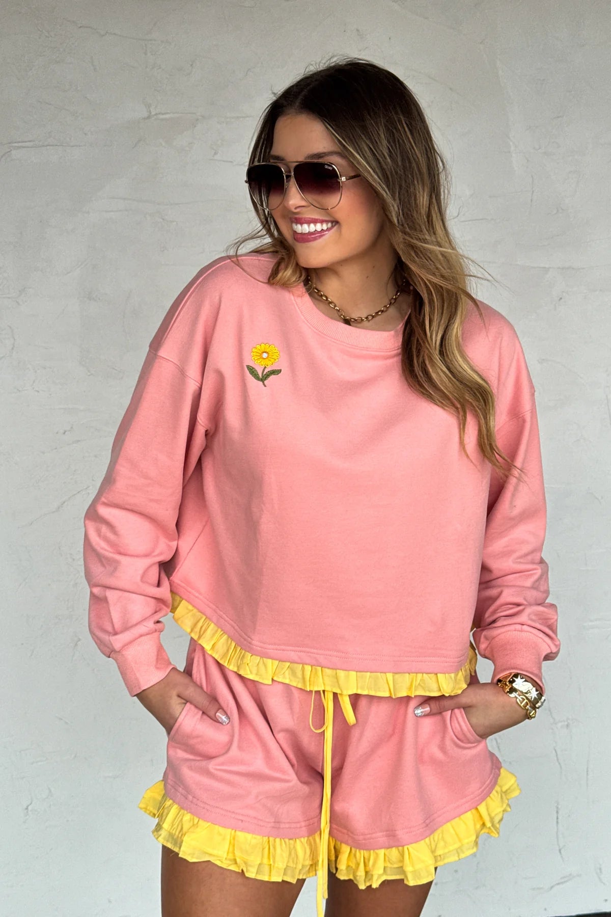 PREORDER - Spring Flower Short Set