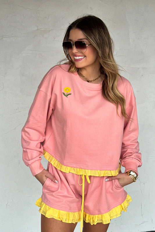 PREORDER - Spring Flower Short Set