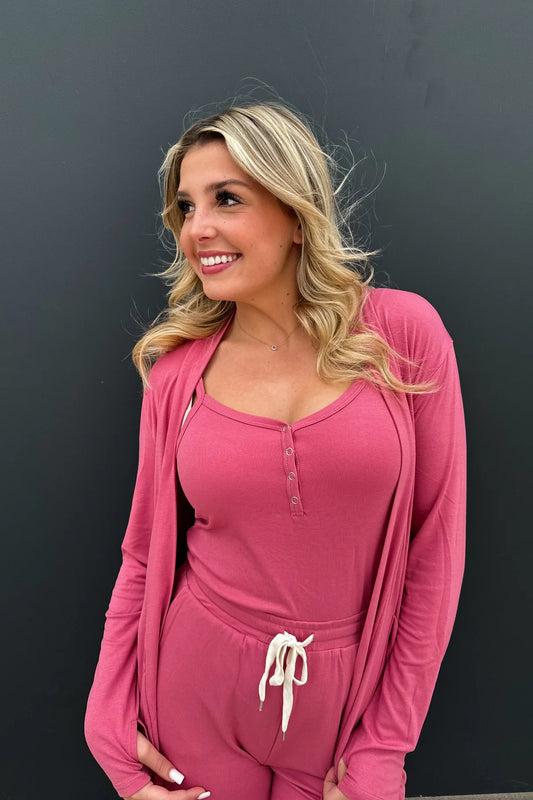Soft Landing Romper & Cardigan Set