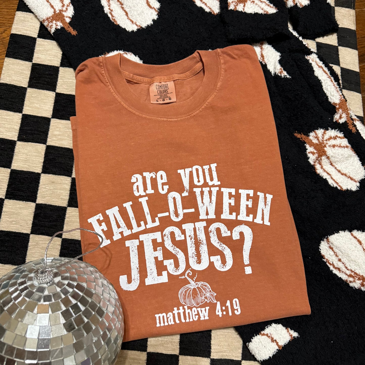 Are You Fall-O-Ween Jesus Comfort Colors Graphic Tee
