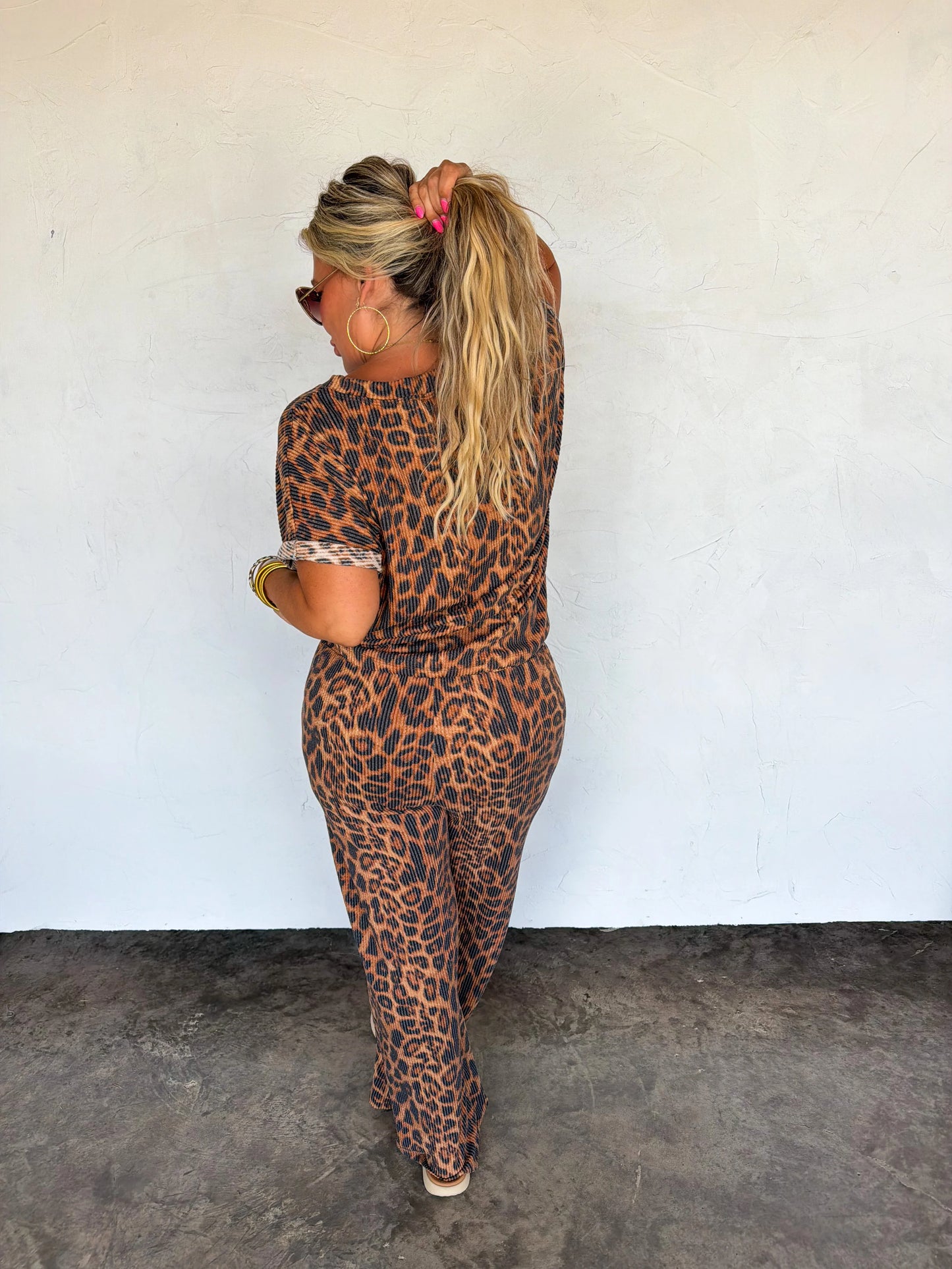 PREORDER - Cheetah Kelsey Pant Sets