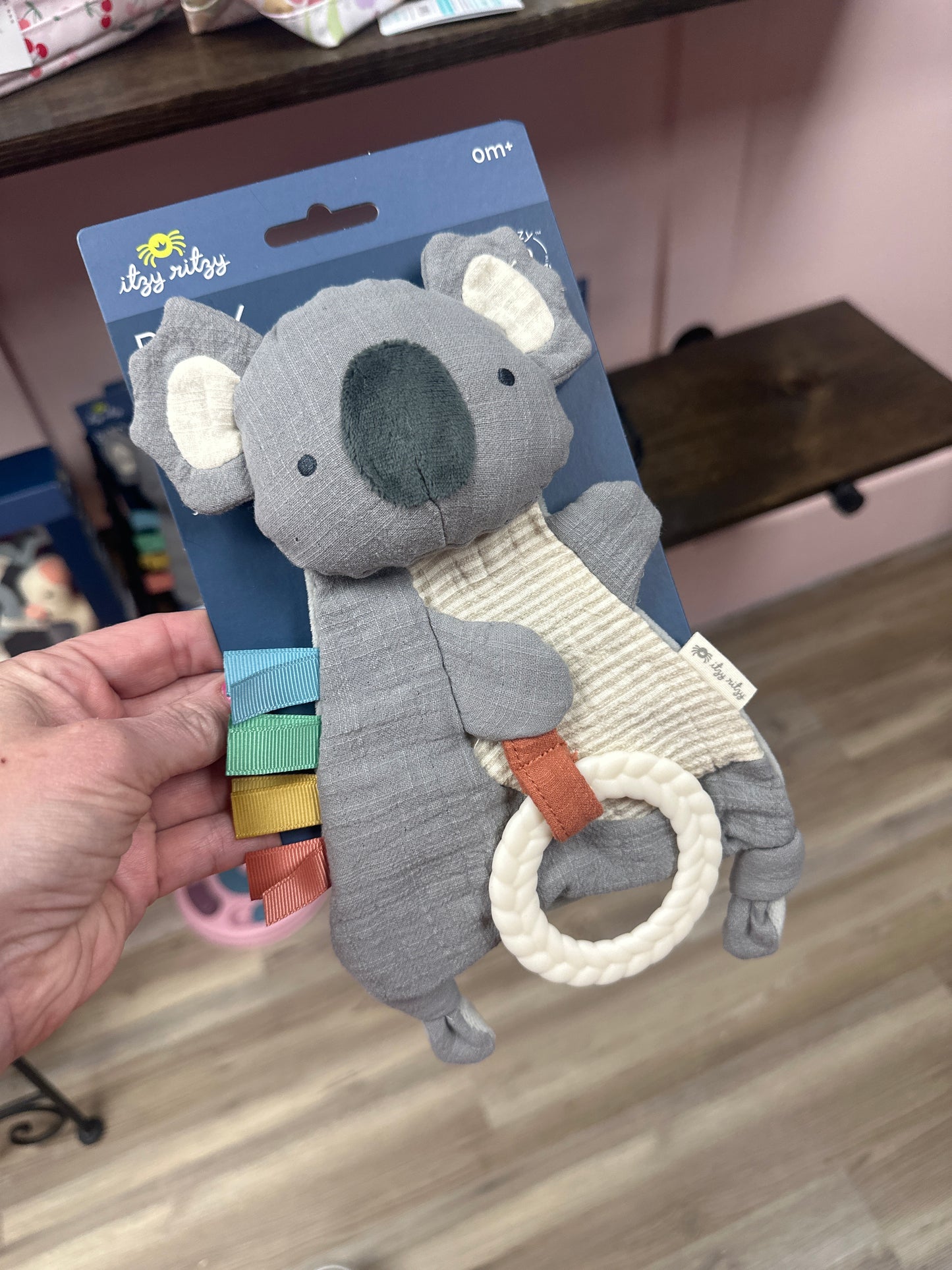 Itzy Ritzy Bitzy Crinkle Sensory Toy With Teether - Koala